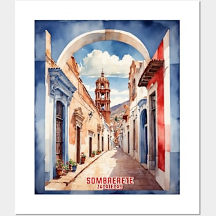 Sombrerete Zacatecas Mexico Vintage Tourism Travel Posters and Art